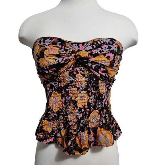 FREE PEOPLE ONE MORE TIME TUBE TOP-TWILIGHT COMBO SIZE S - Picture 2 of 12